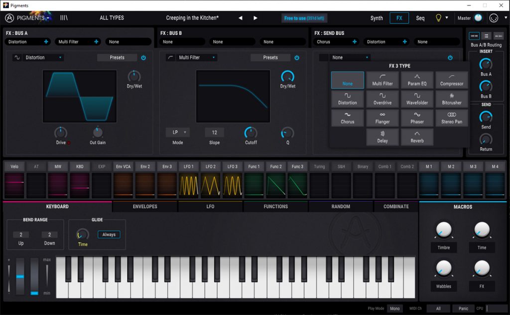 pigments synth pigments synth