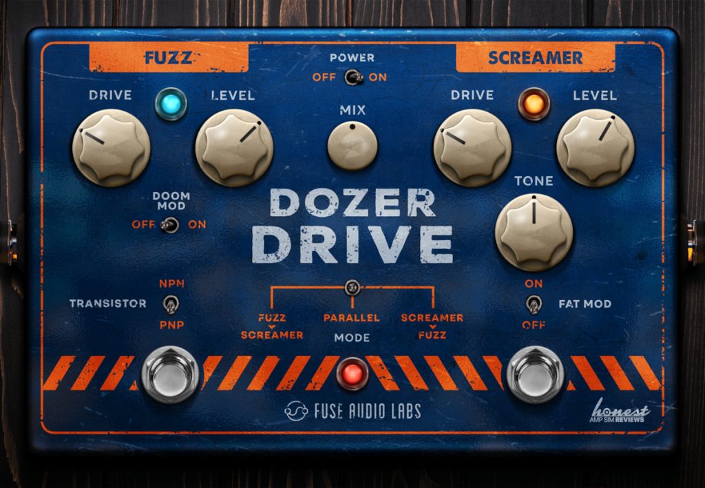 Fuse Audio Labs turns to two iconic guitar pedals to deliver DOZER