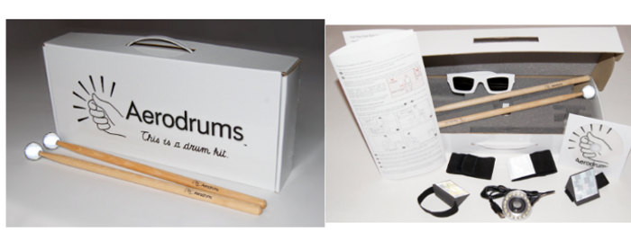 Aerodrums-Verpackung
