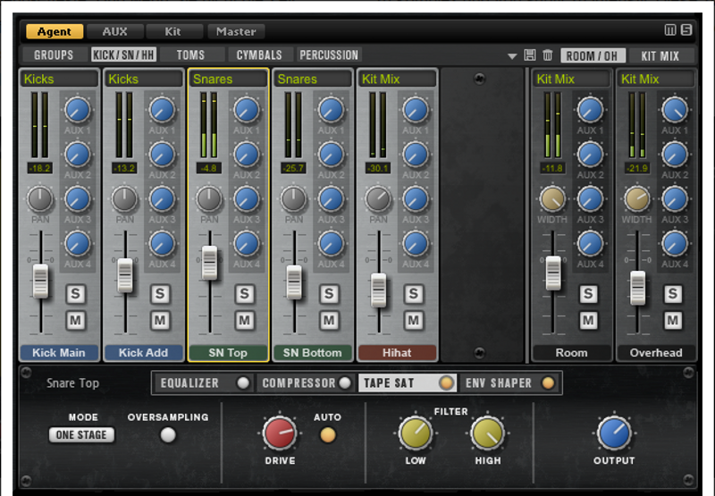 steinberg-grooveagent4-mixer