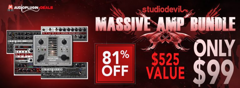 Studio Devil Massive Amp Bundle Deal at Audio Plugins Deals – www ...