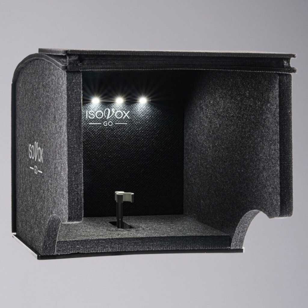 ISOVOX announces availability of ultra-portable ISOVOX Go vocal booth ...